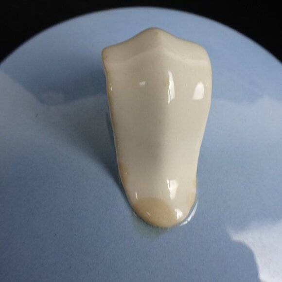 Homer Laughlin Blue Tea Pot Teapot Skyline Jubilee Art Deco Vintage - Picture 13 of 16